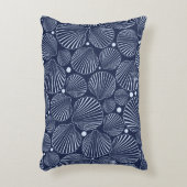 青貝の継ぎ目の無い海模様。サマーバック アクセントクッション (正面(垂直))