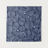 青貝の継ぎ目の無い海模様。サマーバック タペストリー (正面)