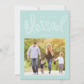 青賛美聖降誕祭カスタム写真 シーズンカード (正面)