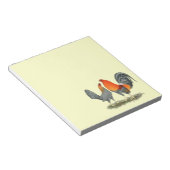 青赤い貝殻 ノートパッド (アングル)