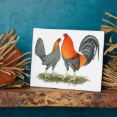 青赤い貝殻 フォトプラーク (側面)