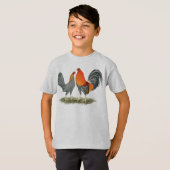 青赤い貝殻 Tシャツ (正面フル)