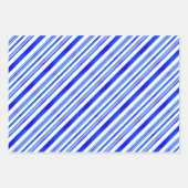 青赤と白と白 ラッピングペーパーシート (正面3)