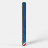 青赤と白線モバイルのパス iPhoneケース (右側面)