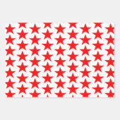 青赤の星 ラッピングペーパーシート (正面3)