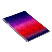 青赤グラデーション ノートブック (右側)