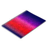 青赤グラデーション ノートブック (左側)