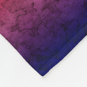 青赤グラデーション フリースブランケット (角)