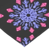 青赤ネオン花 ショートテーブルランナー (コーナー)