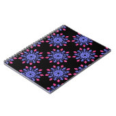 青赤ネオン花 ノートブック (左側)