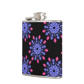 青赤ネオン花 フラスク (左)