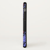 青赤ネオン花 Case-Mate iPhoneケース (裏面/左)