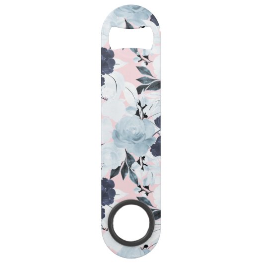 青赤面フローラ水色絵を描 スピード栓抜き (正面)