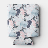 青赤面フローラ水色絵を描 缶クーラー (裏面)