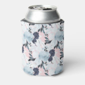 青赤面フローラ水色絵を描 缶クーラー (缶裏面)