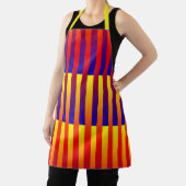 青赤黄ストライプ色 エプロン (インサイチュ)