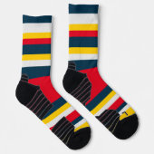 青赤黄ストライプ色 ソックス (右)