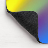 青赤黄緑色抽象芸術模様orangpurple マウスパッド (コーナー)