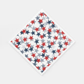 青赤7月4日独立記念日 スタンダードランチョンナプキン (角)