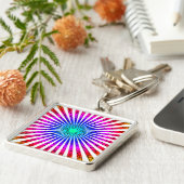 青輝く星 キーホルダー (側面)