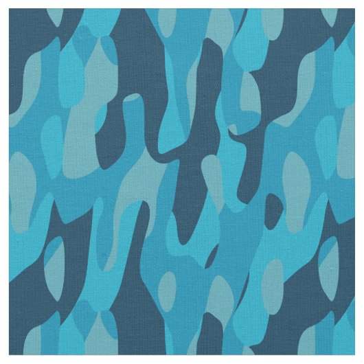 青迷彩 ファブリック (クローズアップ)