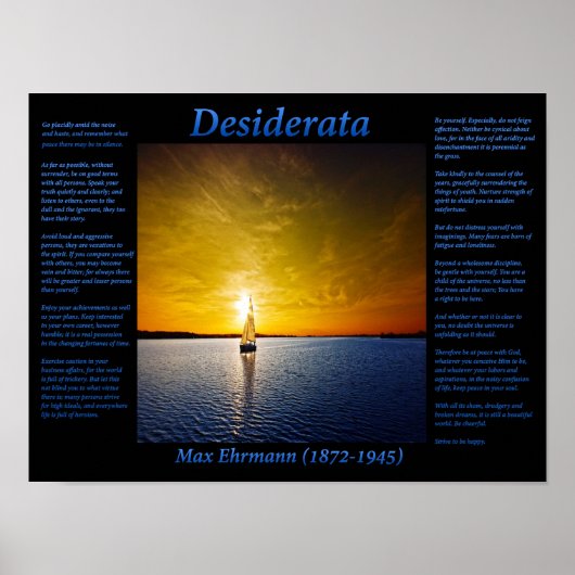 青遠くにく帆を張る ポスター (正面)