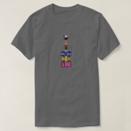 青酒宴およびBbq Tシャツ