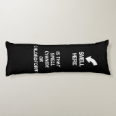 青酸またはクロロホルムのジョークの枕のにおい ボディピロー (裏面)