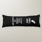 青酸またはクロロホルムのジョークの枕のにおい ボディピロー (正面)