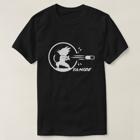 青酸ピル+ロゴブレイクフリー1.png tシャツ (デザイン正面)