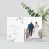 青野花結婚サンキューカード 招待状 (スタンド正面)