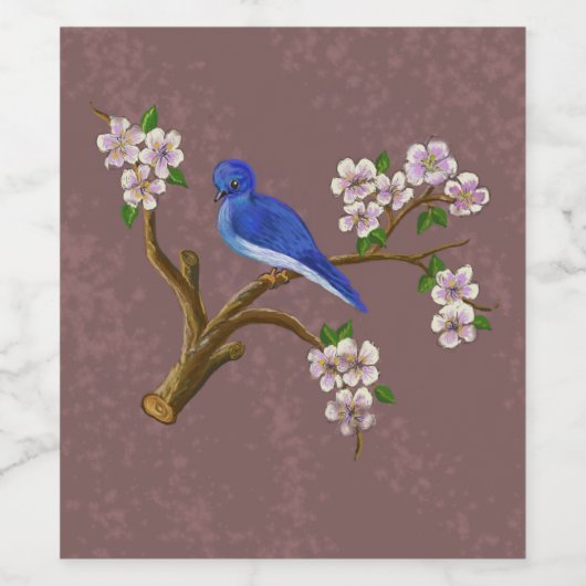 青野鳥 ワインラベル (シングルラベル)