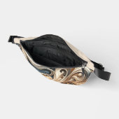 青金のバロック スワール パターン ファニーパック (見開き)