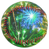 青金ゴールドの黄色い花火 ソフトボール (正面左)