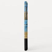 青金ゴールドグリッタースクリプモノグラムのト Case-Mate iPhoneケース (裏面/左)