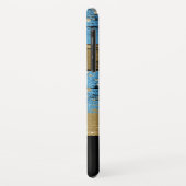 青金ゴールドグリッタースクリプモノグラムのト Case-Mate iPhoneケース (裏面/左)