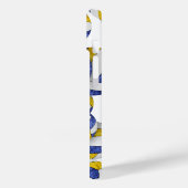 青金ゴールドモノグラムのボガーリーレーボールパターン Case-Mate iPhoneケース (裏面 / 左)