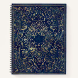 青金ゴールドヴィンテージ華美金ゴールド ノートブック