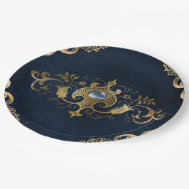 青金ゴールドヴィンテージ華美金ゴールド ペーパープレート