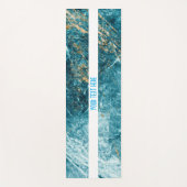 青金ゴールド大理石テクスチャヨガマット ヨガマット (正面)