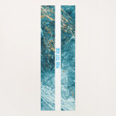 青金ゴールド大理石テクスチャヨガマット ヨガマット (裏面)