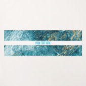 青金ゴールド大理石テクスチャヨガマット ヨガマット (正面(横))