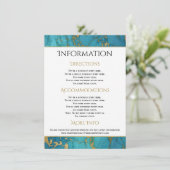 青金ゴールド大理石結婚の情報詳細 エンクロージャーカード (スタンド正面)