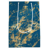 青金ゴールド大理石 ミディアムペーパーバッグ (裏面)