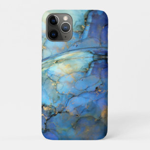 青金ゴールド抽象芸術サイエンスフィクション地球 iPhone 11 PROケース