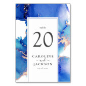 青金ゴールド水結婚色 テーブルナンバー (裏面)