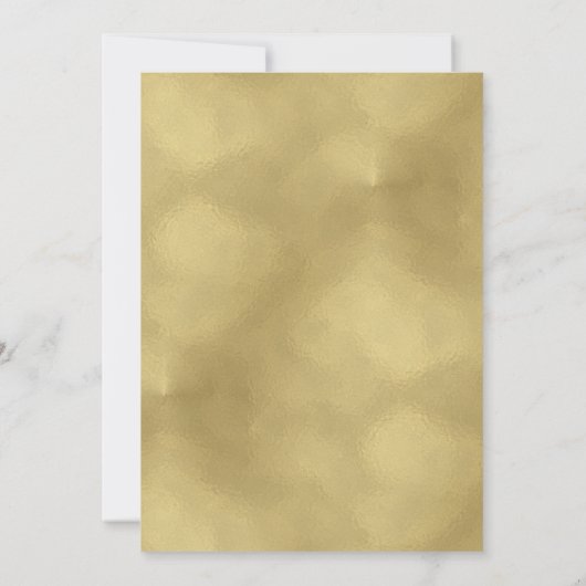 青金ゴールド準備ポップ・アートの赤ちゃんシャワー招待状 招待状 (裏面)