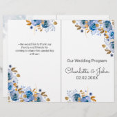 青金ゴールド結婚フローラ (正面/裏面)