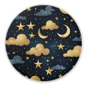 青金ゴールド著名人 セラミックノブ (正面)