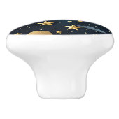 青金ゴールド著名人 セラミックノブ (側面)